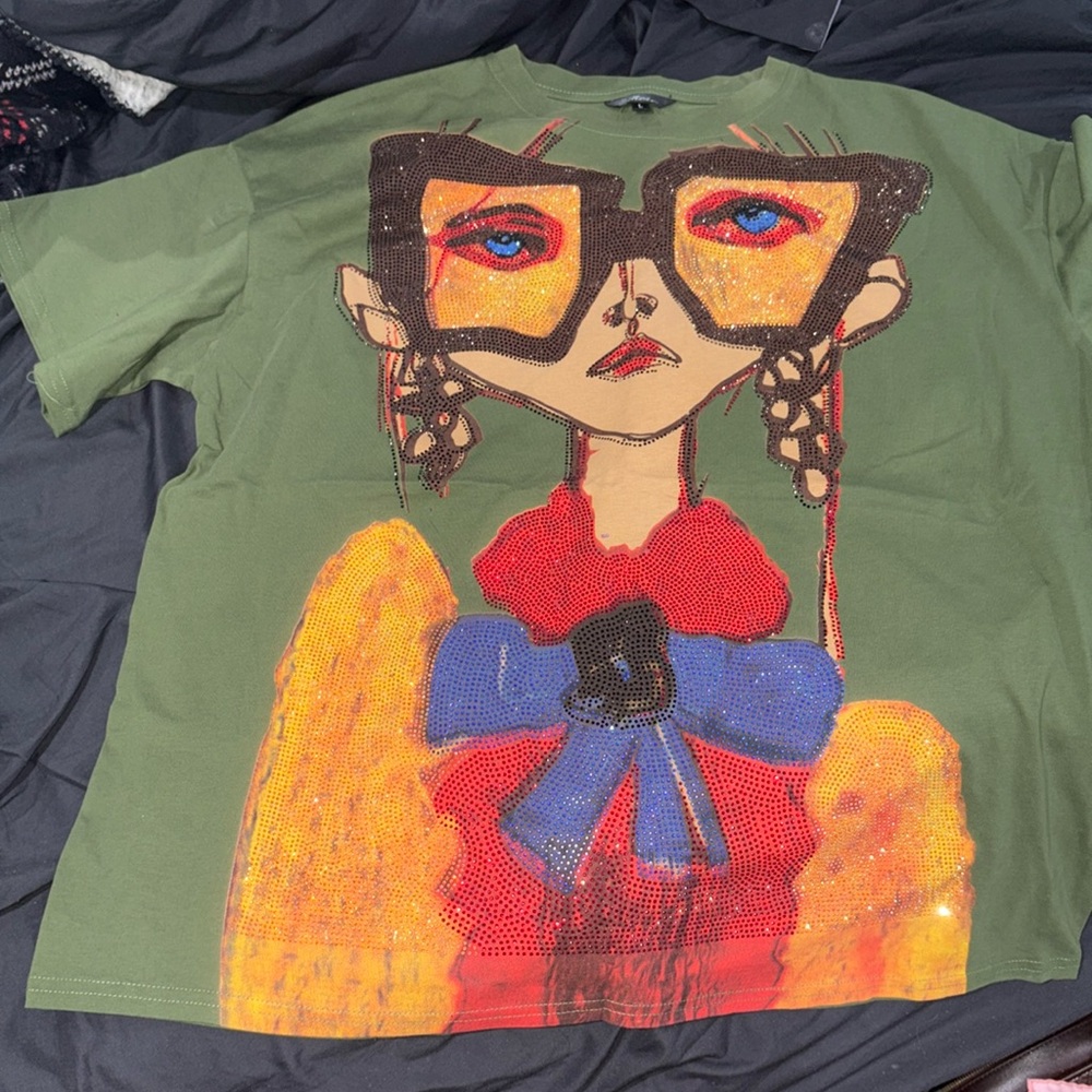 Beautiful amazing top with stones